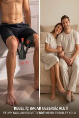 Arkagan Pelvik Taban İç Bacak Kegel Egzersiz Aleti, Kalça Sıkılaştırıcı Kegel Egzersiz Aleti 7-16kg Direnç