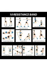 Arkagan 45 kg Direnç Bandı, Barfiks Direnç Bandı, Kas Geliştirme Direnç Lastiği, Fitness Egzersiz Bandı