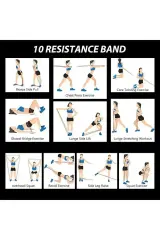 Arkagan 54 kg Direnç Bandı, Barfiks Direnç Bandı, Kas Geliştirme Direnç Lastiği, Fitness Egzersiz Bandı